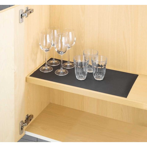Crni protuklizni podmetač za ladicu Wenkoo Anti Slip, 150 x 50 cm-image-4