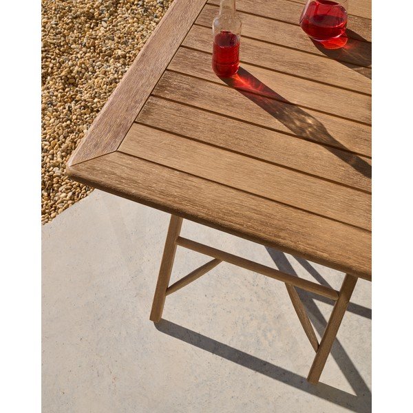 Vrtni stol od masivnog bagrema 66x66 cm Dandara – Kave Home-image-4