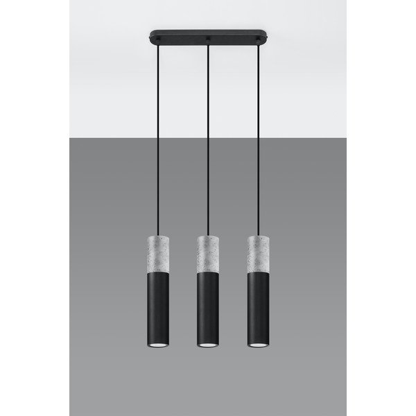Crno-siva visilica Sollux Edo, dužine 40 cm-image-3