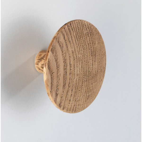 Zidna kukica s detaljima od hrastovog drveta Wenko Melle, ⌀ 8 cm-image-3