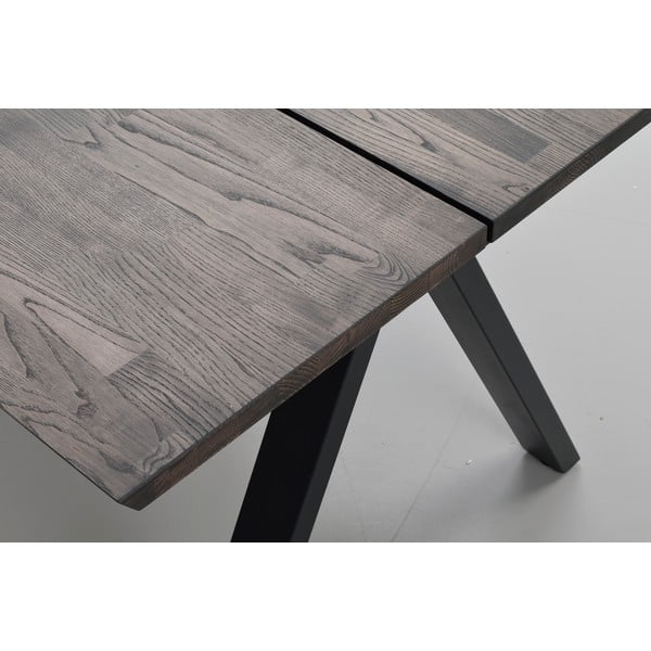 Blagovaonski stol na razvlačenje s hrastovom pločom 220x100 cm Carradale - Rowico-image-1