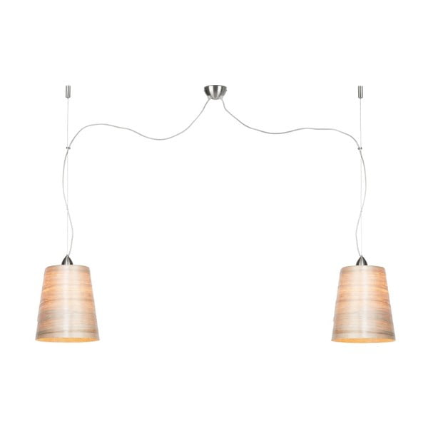 Viseća dvostruka svjetiljka od Abaca Good &amp; Mojo Sahara Abaca, ⌀ 27 cm