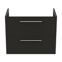 Antracitno sivi zidni ormarić za ispod umivaonika 80x63 cm i.Life B – Ideal Standard