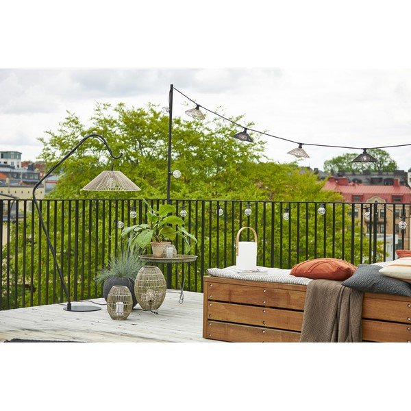 Crni stalak svjetiljke 176 cm Mark – Star Trading-image-3