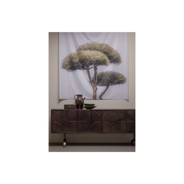 Tamno smeđa TV komoda od masivnog manga 180x70x40 cm Draw – WOOOD-image-1