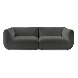 Sofa od sivog samta 260 cm Lecomte - Bobochic Paris