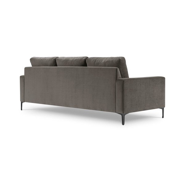 Sivi baršunasti kauč Kooko Home Harmony, 220 cm-image-3