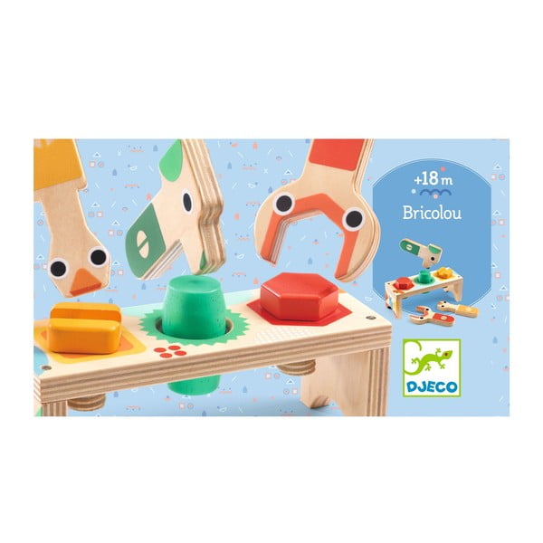 Drveni set za igru za male majstore Djeco-image-2