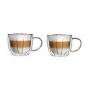 Staklene šalice u setu 2 kom za cappuccino 350 ml Tulip – Vialli Design