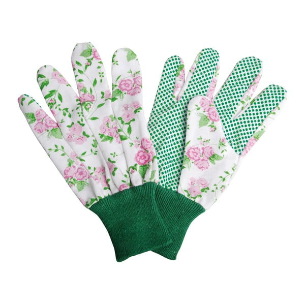Bijele vrtlarske rukavice Esschert Design Plaque