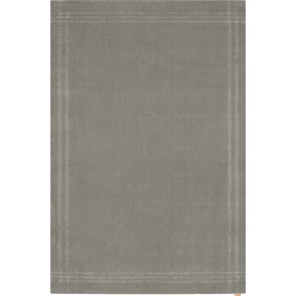 Svijetlo sivi vuneni tepih 240x340 cm Calisia M Grid Rim – Agnella