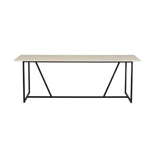 Blagovaonski stol od čvrste jeseni 90x220 cm Silas – WOOOD