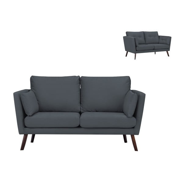 Tamno siva 2-sjeda kauč Mazzini Sofas Elena-image-1