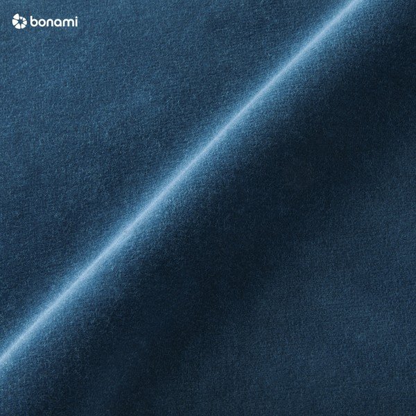 Plavo-crna baršunasta klupa Emko Naïve 100 cm-image-3