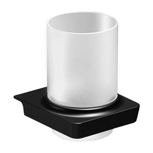 Crno-bijela mjedena čašica za četkice Sapho Zen