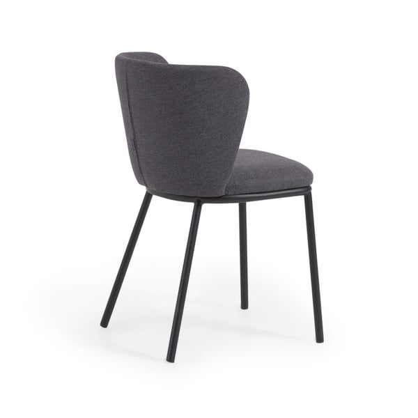 Tamno siva blagovaonska stolica Ciselia - Kave Home-image-3