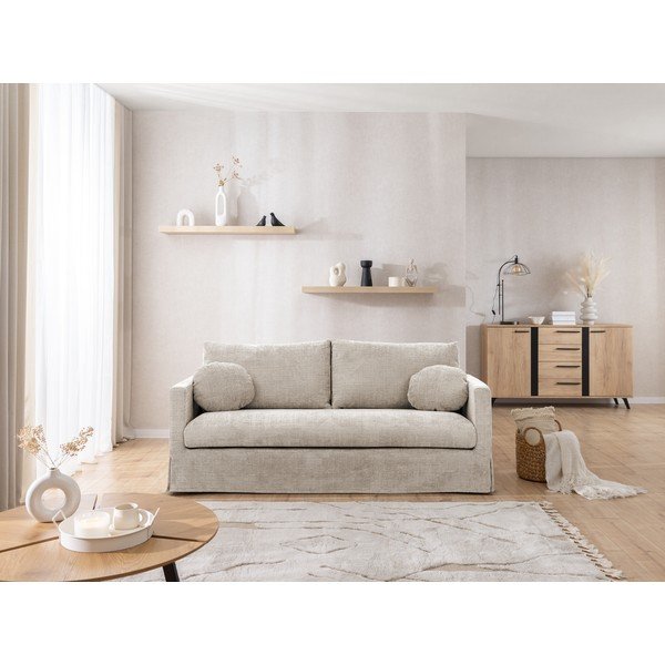 Bež sofa 195 cm Paphos – Ropez-image-4