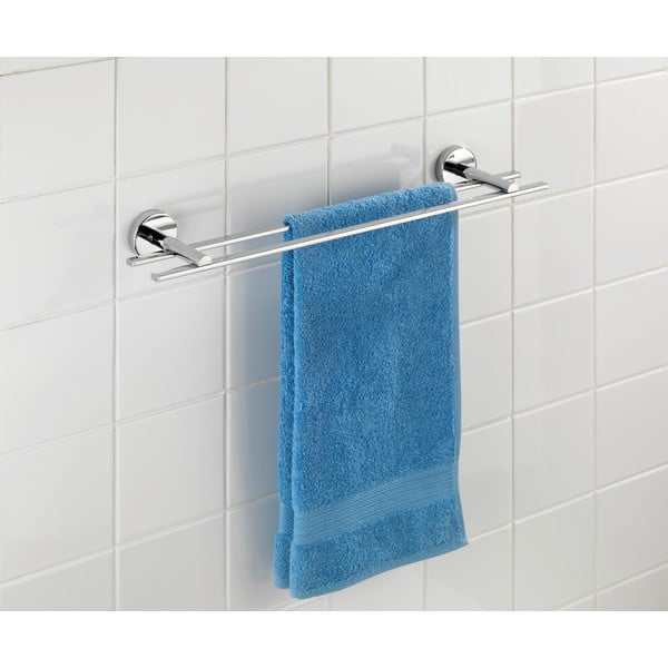 Samostojeći dvostruki držač ručnika Wenkoo Vacuum-Loc Capri, opterećenja do 33 kg-image-1