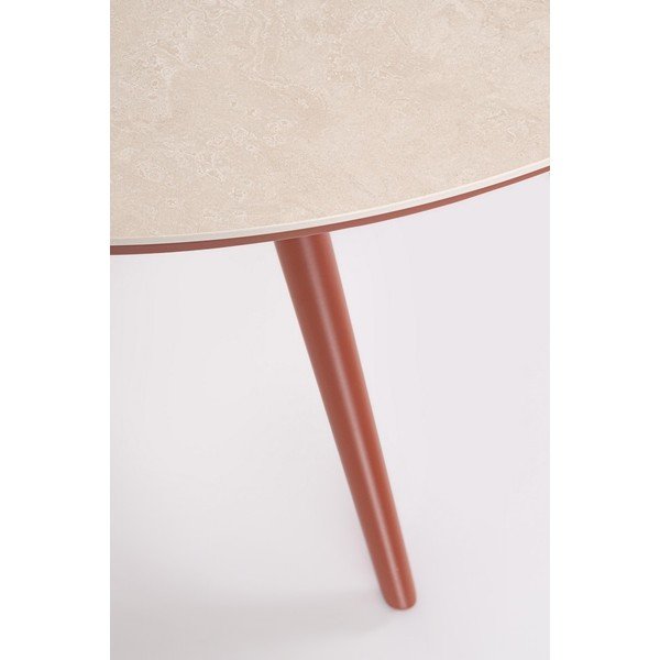 Okrugao vrtni stol s kamenom pločom stola ø 120 cm Cabas – Bizzotto-image-3