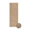 Periva/ručno rađena vunena staza u prirodnoj boji 80x230 cm Unexpected Wool – Lorena Canals