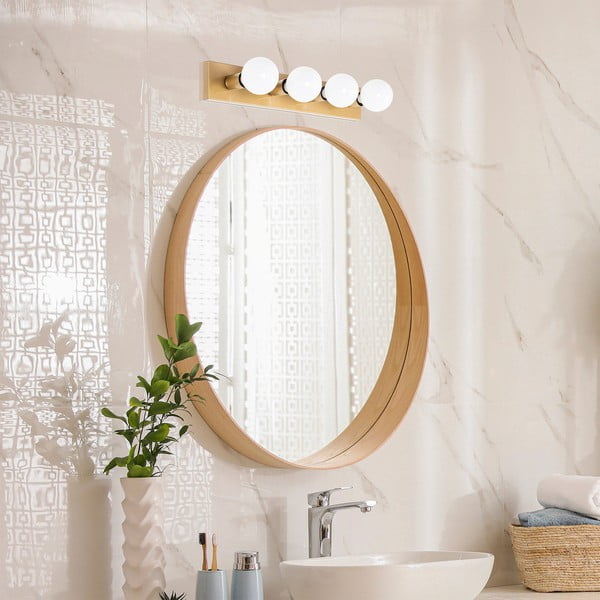 Zidna lampa u zlatnoj boji Mirro – Opviq lights-image-3