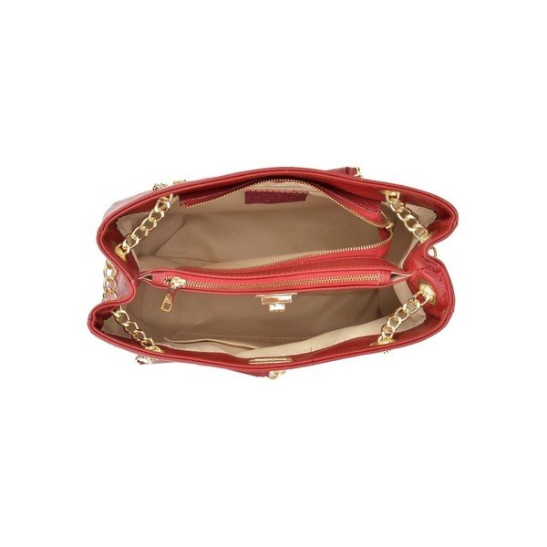 Crvena kožna torbica Isabella Rhea Perta Rosso-image-1
