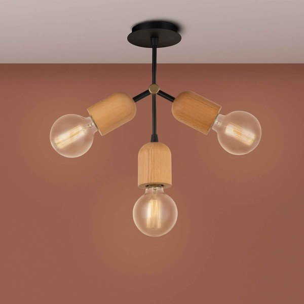Visilica u crnoj prirodnoj boji Dna - Squid Lighting-image-1