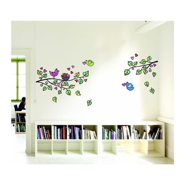 Set naljepnica Ambiance Birds And Hearts-image-4