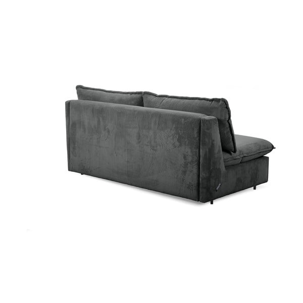Tamno siva sklopiva sofa od samta 184 cm Isadora – Bobochic Paris-image-3