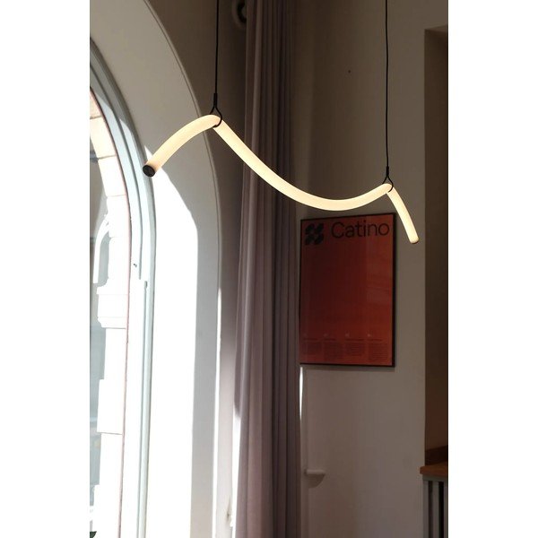 Crno-bijela LED viseća svjetiljka Melt – Markslöjd-image-1