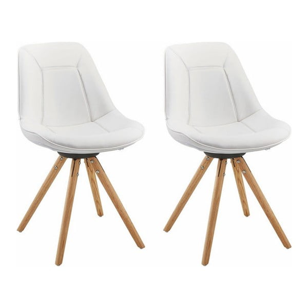 Set od 2 bijele stolice za blagovanje Støraa Mel
