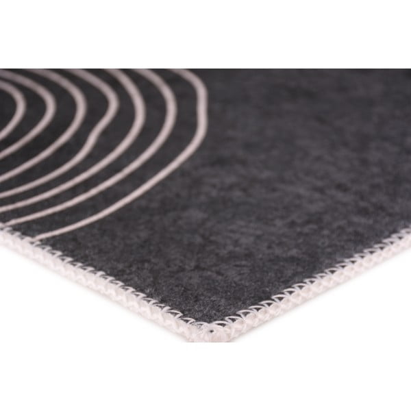 Antracitno sivi perivi tepih 160x230 cm – Vitaus-image-2