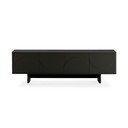 Crna TV komoda 180x55x40 cm Solei – MOME