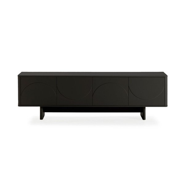 Crna TV komoda 180x55x40 cm Solei – MOME