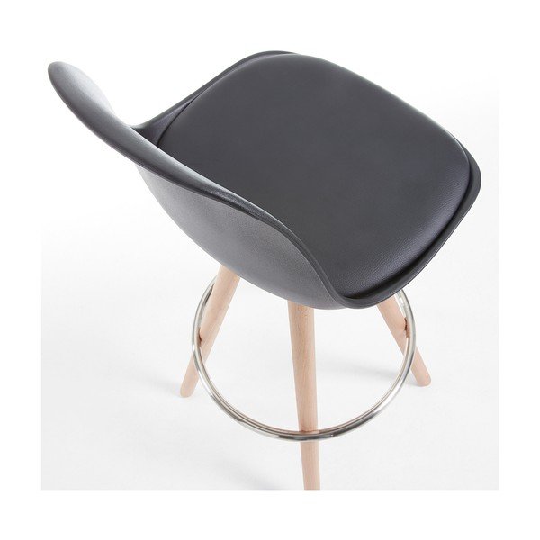 Set od 2 crne barske stolice La Forma Stag-image-2