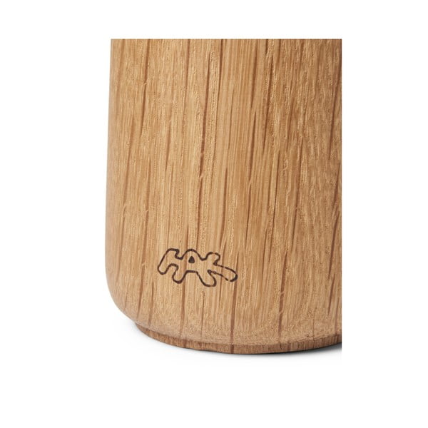 Mlin za začine od drveta hrasta s bijelim porculanskim detaljima Kähler Design Hammershoi, visine 17,5 cm-image-4