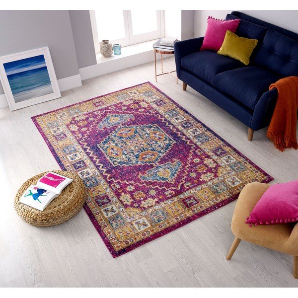 Ljubičasti tepih Flair Rugs Urban Traditional, 133 x 185 cm-image-4
