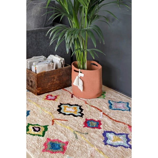 Krem periv/ručno rađen pamučan tepih 170x240 cm Kaarol – Lorena Canals-image-3