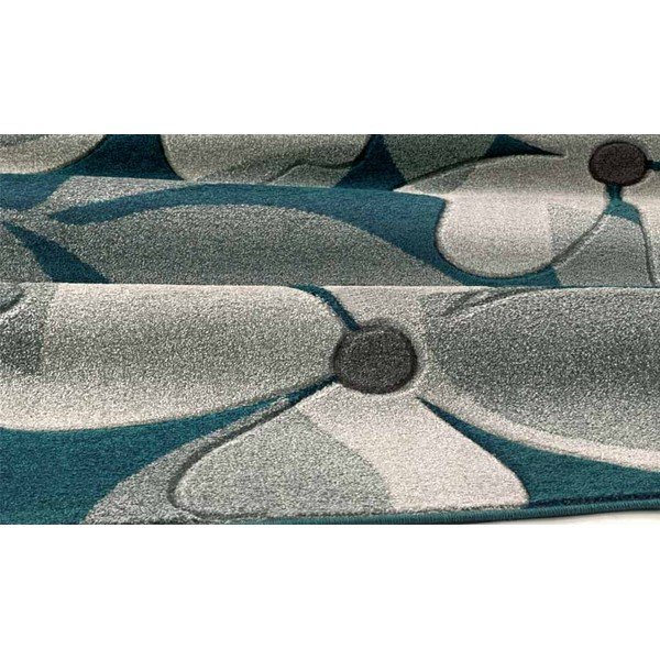 Tepih Intarsio Floral Blue, 160x230 cm-image-1