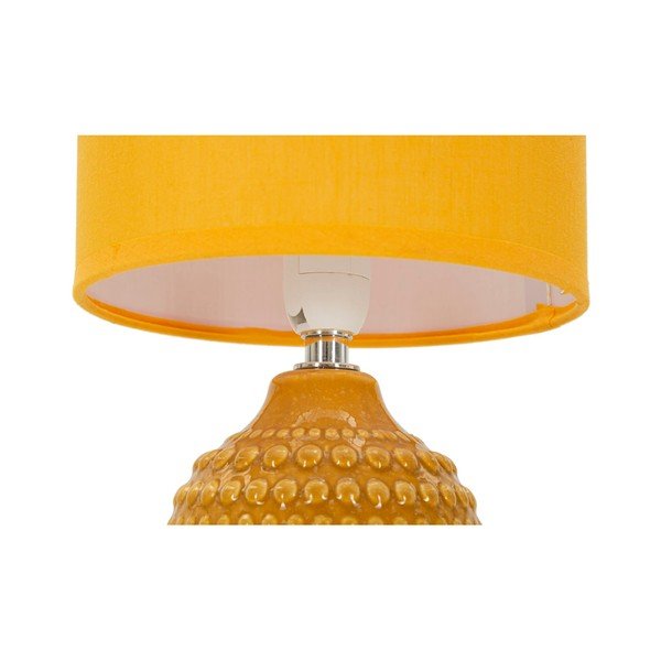 Senf žuta stolna lampa keramička s tekstilnim sjenilom (visina 30,5 cm) Points – Mauro Ferretti-image-4