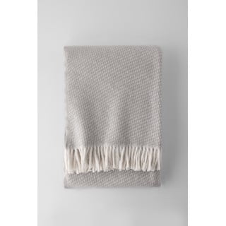 Svijetlosivi pokrivač s pamukom Euromant Ruby, 140 x 160 cm