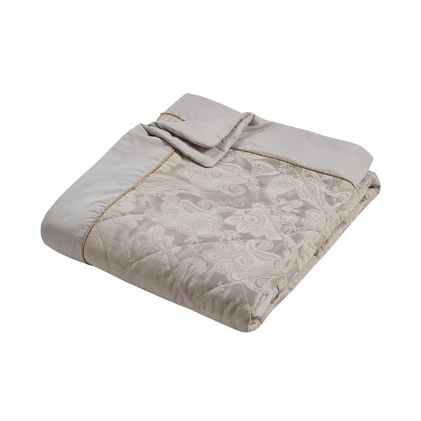 Bež prošiven prekrivač od jacquarda 240x260 cm Opulent Jacquard – Catherine Lansfield