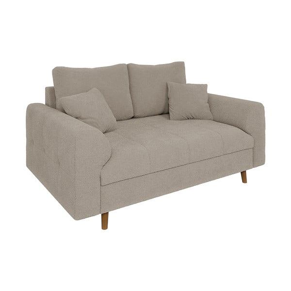 Bež sofa od bouclé tkanine 150 cm Ariella – Ropez