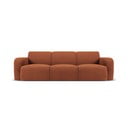 Smeđa sofa od bouclé tkanine 235 cm Molino – Micadoni Home