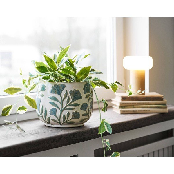 Keramička ručno rađena ukrasna tegla za cvijeće za bilje ø 22,5 cm – House Nordic-image-2