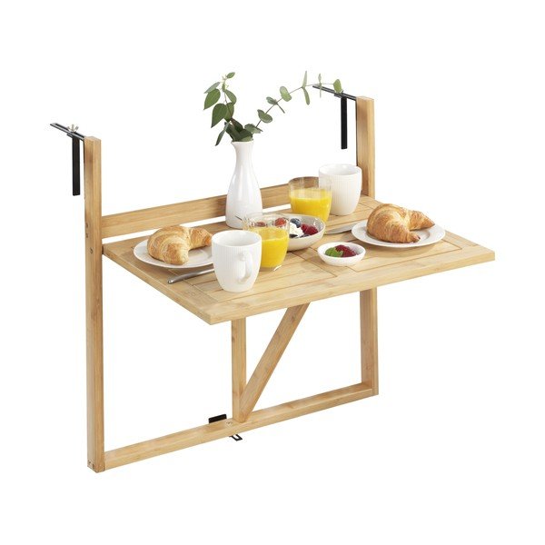 Od bambusa vrtni stolić 44x64 cm Waikiki – Wenko-image-2