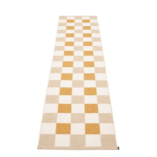 Oker žuta/bež unutarnja i vanjska staza 70x300 cm Pix Vanilla Ochre – Pappelina
