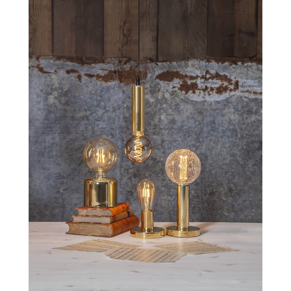 LED/sa žarnom niti žarulja s toplim svjetlom E27, 1 W Plain Amber – Star Trading-image-4