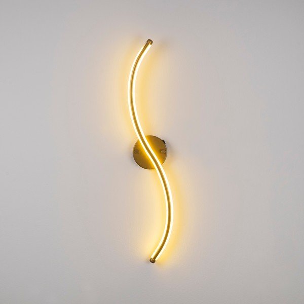 LED zidna lampa u zlatnoj boji Yilan – Opviq lights-image-1