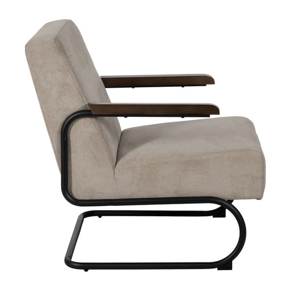 Smeđe-siva fotelja od šenila Industra – Ixia-image-2